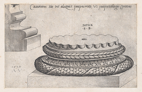 Speculum Romanae Magnificentiae: Doric Base