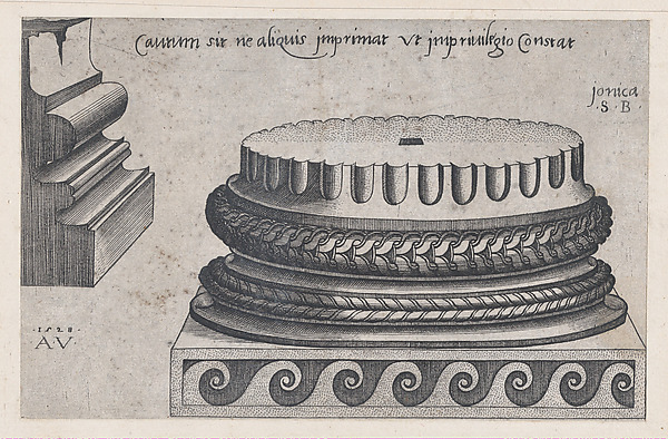 Speculum Romanae Magnificentiae: Ionic Base