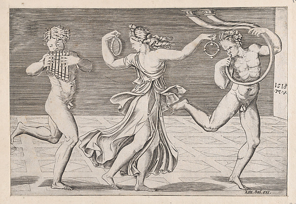 Speculum Romanae Magnificentiae: Dance of Fauns and Bacchants