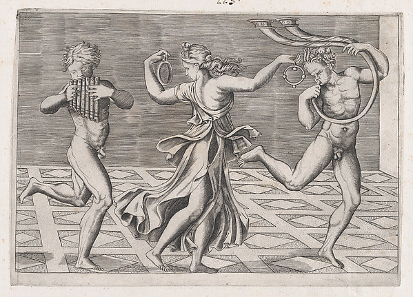 Speculum Romanae Magnificentiae: Dance of Fauns and Bacchants
