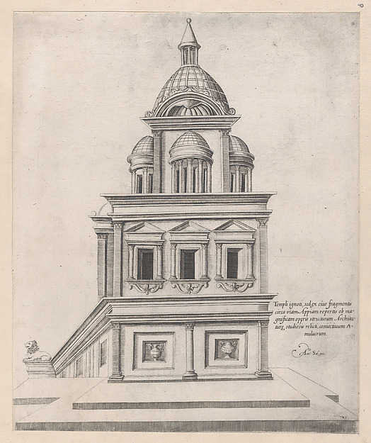 Speculum Romanae Magnificentiae: Temple near the Appian Way