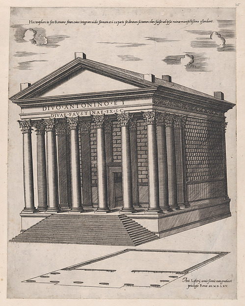 Speculum Romanae Magnificentiae: Temple of Antoninus and Faustina