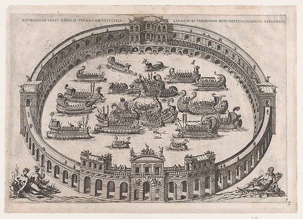 Speculum Romanae Magnificentiae: Roman Naval Battle