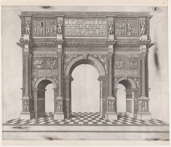 Speculum Romanae Magnificentiae: Arch of Constantine