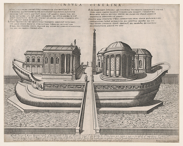 Speculum Romanae Magnificentiae: Temples on the Isle of Tiber