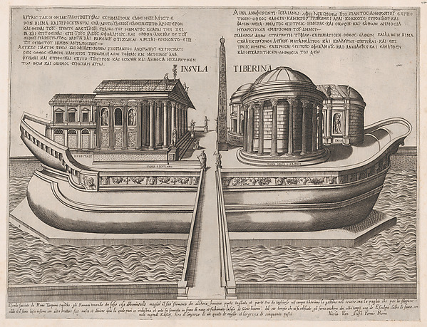 Speculum Romanae Magnificentiae: Temples on the Isle of Tiber