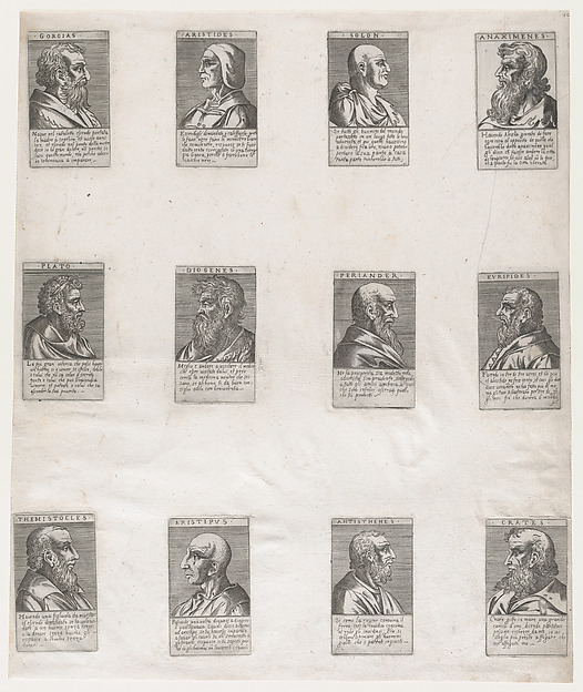 Speculum Romanae Magnificentiae: Portraits of the Ancient Philosophers