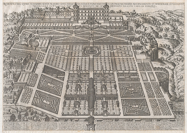 Speculum Romanae Magnificentiae: Tivoli Palace and Gardens