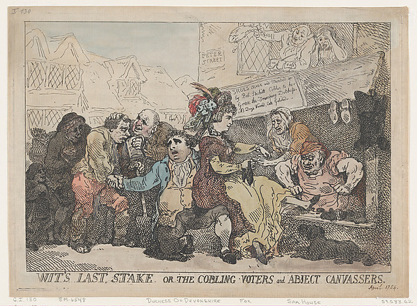 Wit's Last Stake, or the Cobbling Voters and Abject Canvassers