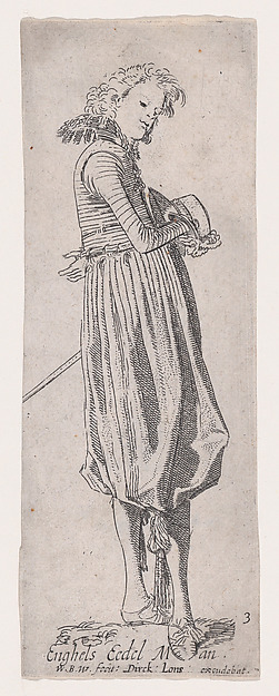 English Nobleman, from Noblemen of Different Countries, Plate 3