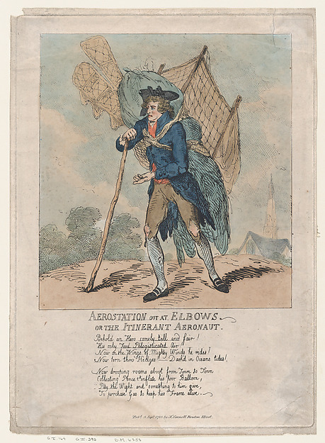 Aerostation out at Elbows, or The Itinerant Aeronaut