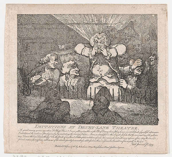 Imitations at Drury-Lane Theatre (Picturesque Beauties of Boswell, Part the Second)