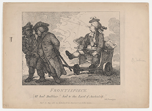 Frontispiece (Picturesque Beauties of Boswell, Part the First)