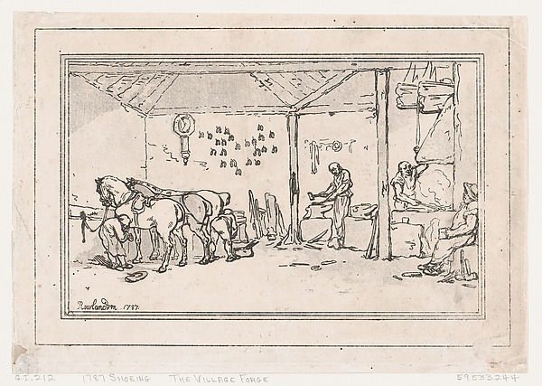 Shoeing: The Village Forge (A Farrier's Shop)