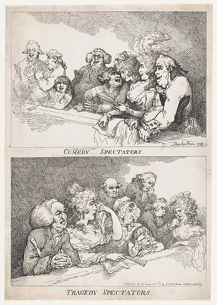 Comedy Spectators, Tragedy Spectators