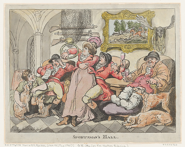 Sportsman's Hall, or Fox-Hunters Relaxing