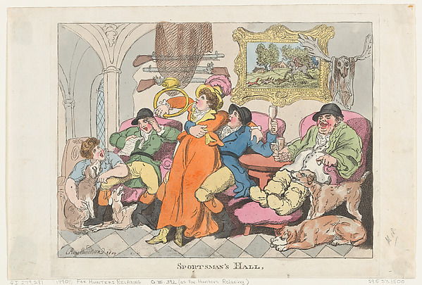 Sportsman's Hall, or Fox-Hunters Relaxing