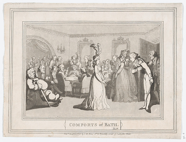 Comforts of Bath, Plate 8