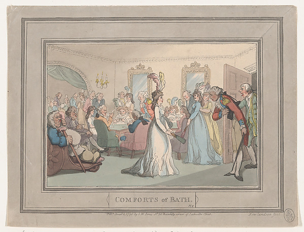 Comforts of Bath, Plate 8