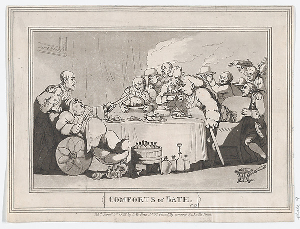 Comforts of Bath, Plate 11