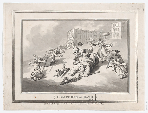 Comforts of Bath, Plate 12