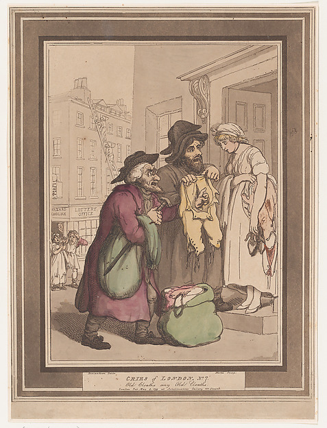 Cries of London, No. 7, Old Clothes