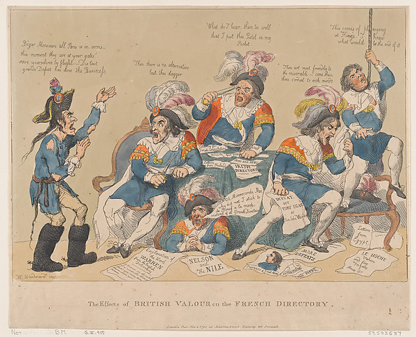 The Effects of British Valour on the French Directory