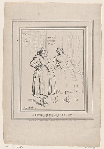 A Dutch Abbess and her Nymphs