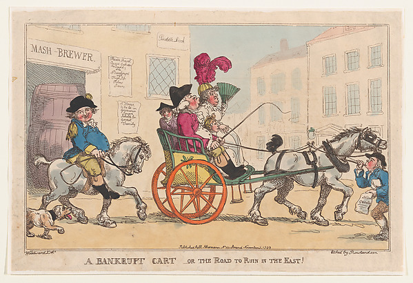 A Bankrupt Cart, or The Road to Ruin in the East!