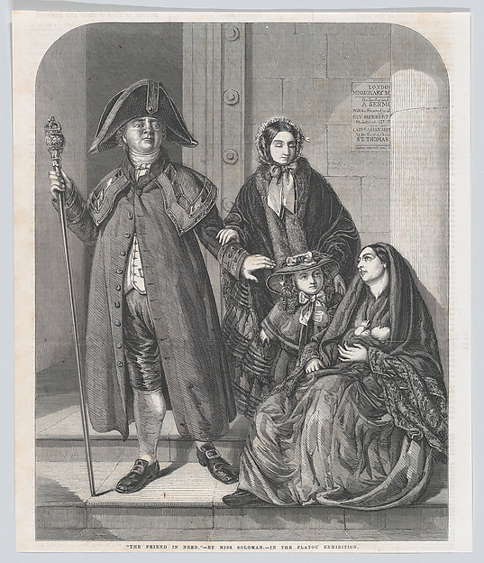 The Friend in Need, from "Illustrated London News" by Rebecca Solomon, The Metropolitan Museum of Art