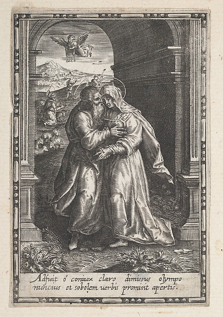 Joachim and Anne Meeting at the Golden Gate by Anonymous