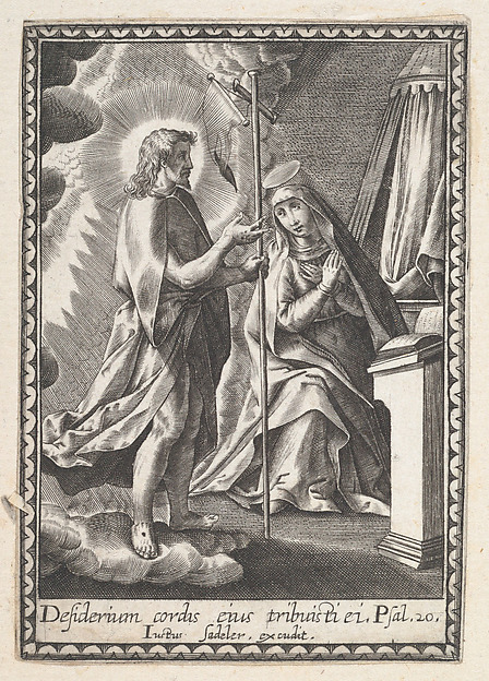 Christ Appearing to His Mother by Anonymous