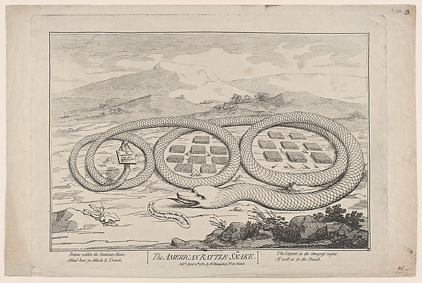 The American Rattle Snake by James Gillray, The Metropolitan Museum of Art