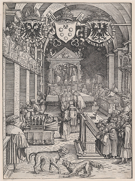 Maximilian I Hearing Mass