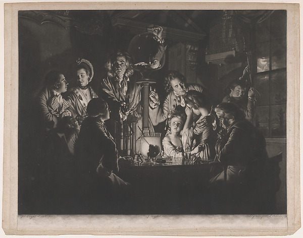 A Philosopher Shewing an Experiment on the Air Pump