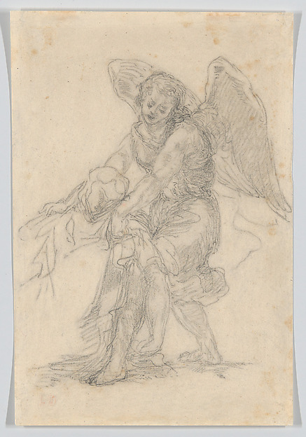 Angel Holding the Dead Christ