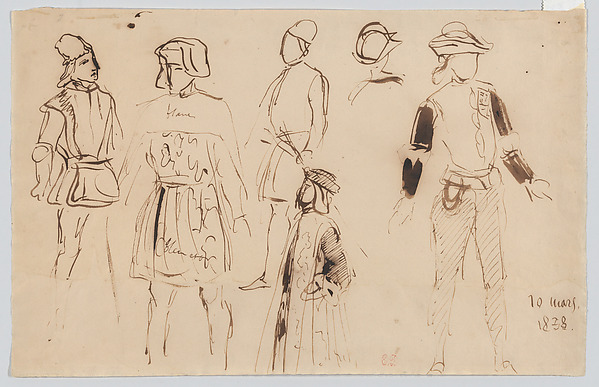 Six Costume Studies for "Goetz von Berlichingen"