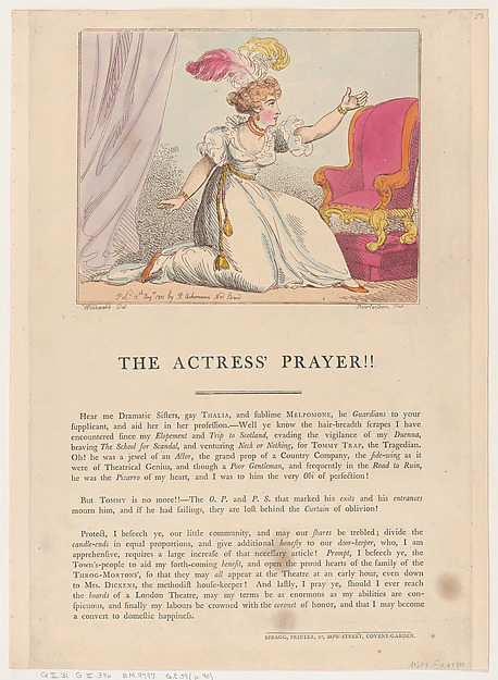 The Actress' Prayer!!