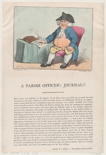 A Parish Officer's Journal!!