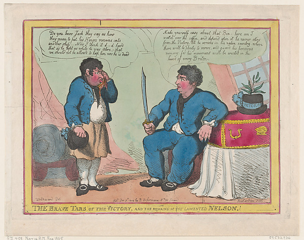 The Brave Tars of the Victory, and The Remains of the Lamented Nelson!