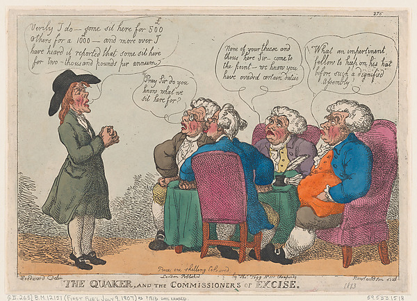 The Quaker, and the Commissioners of Excise
