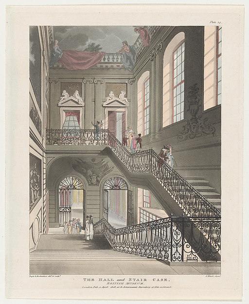 The Hall and Stair Case, British Museum