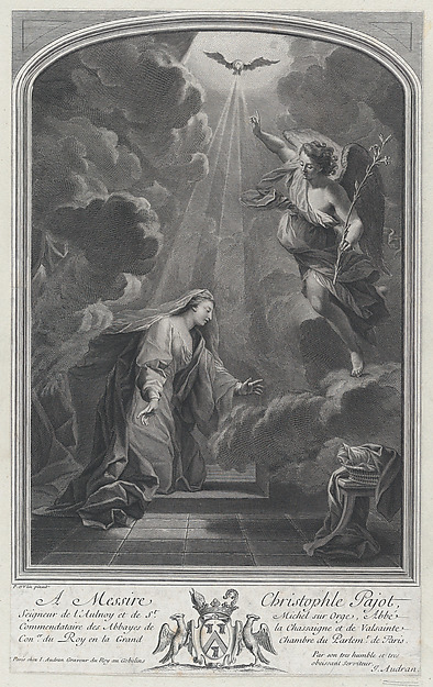 The Annunciation by Jean Audran