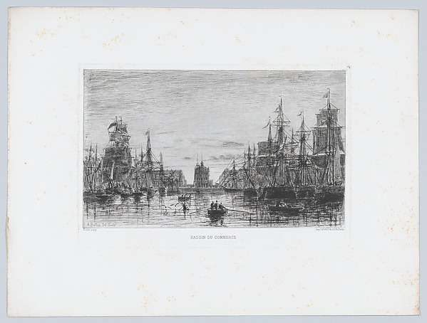 Commercial Basin, from "L'Artiste"