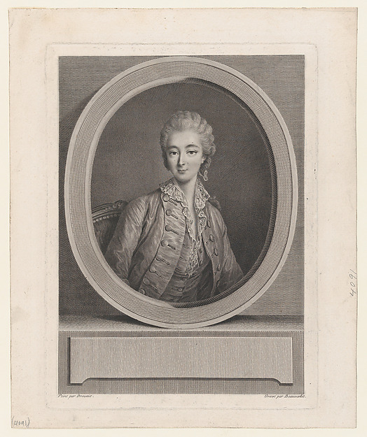 Portrait of Madame du Barry, after Drouais
