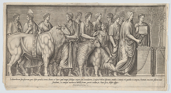 Pagan Sacrifice, after an Antique Bas Relief