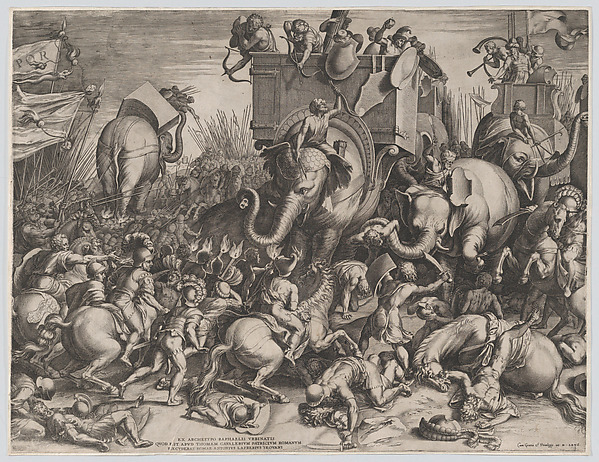 The Battle Between Scipio and Hannibal at Zama