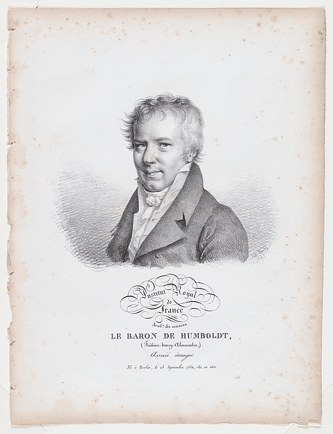 Portrait of Le Baron de Humboldt