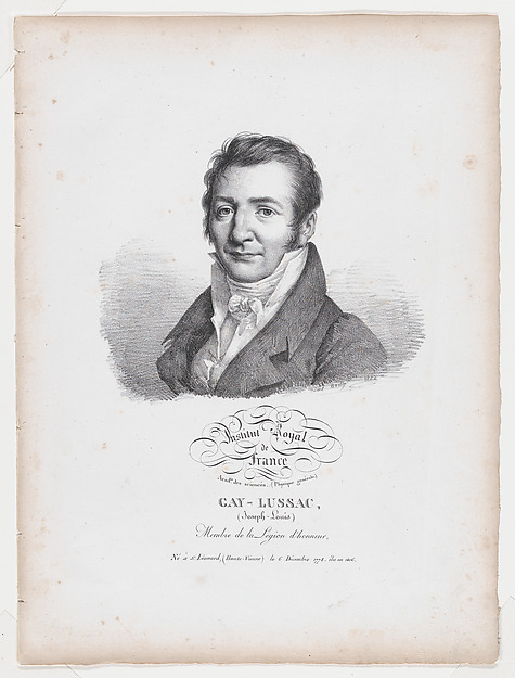 Portrait of Joseph-Louise Gay Lussac