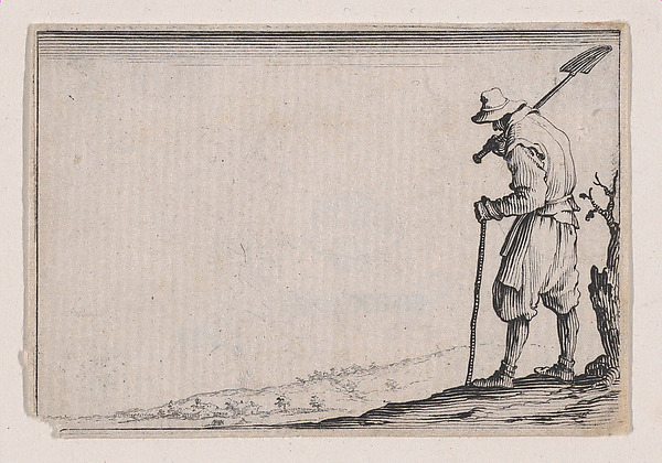 Le Paysan Portant sa Pelle sur L'Épaule (The Peasant Carrying his Shovel on his Shoulder), from Les Caprices Series A, The Florence Set
